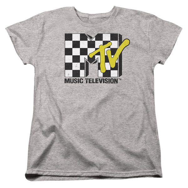 MTV Checker Board Logo Women's T-Shirt