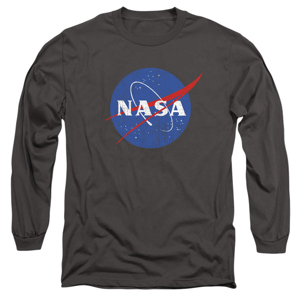 NASA Meatball Logo Distressed Long Sleeve T-Shirt