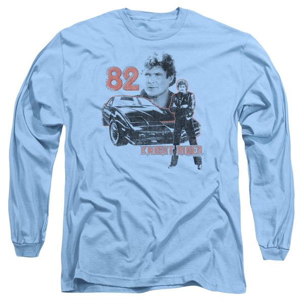 Knight Rider Kitt Consol Blue Long Sleeve T-Shirt