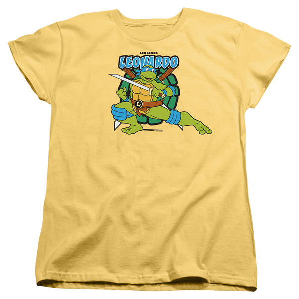 Teenage Mutant Ninja Turtles Leonardo Leads Women's T-Shirt