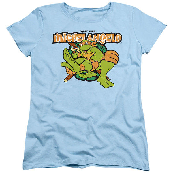 Teenage Mutant Ninja Turtles Party Dude Michelangelo Women's T-Shirt