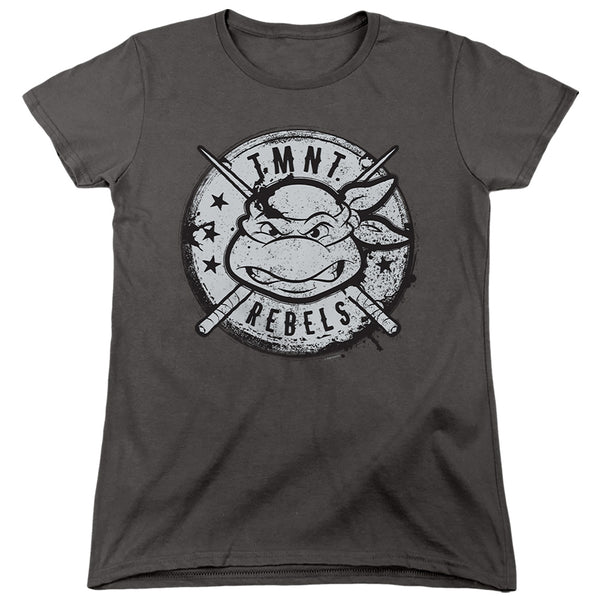 Teenage Mutant Ninja Turtles Rebels Distressed Logo Women's T-Shirt