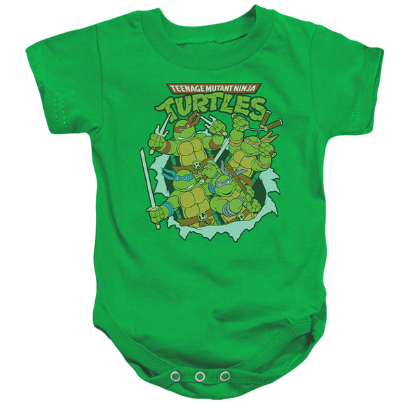 Teenage Mutant Ninja Turtles Retro Group Infant Snapsuit