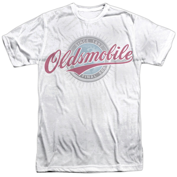 Oldsmobile Oversized and Faded Logo Sublimation T-Shirt