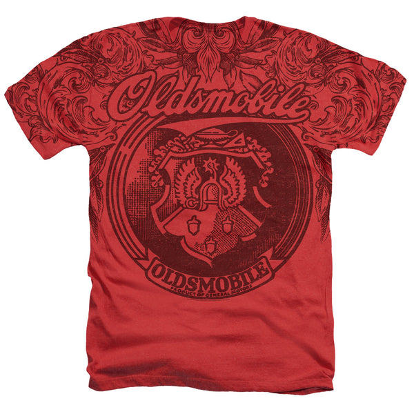 Oldsmobile Vintage Logo Red Heather T-Shirt