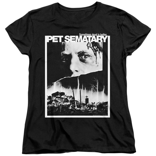 Pet Sematary Poster Art B&W Women's T-Shirt