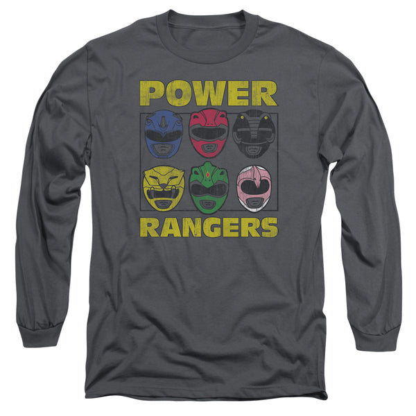 Power Rangers Ranger Heads Long Sleeve T-Shirt