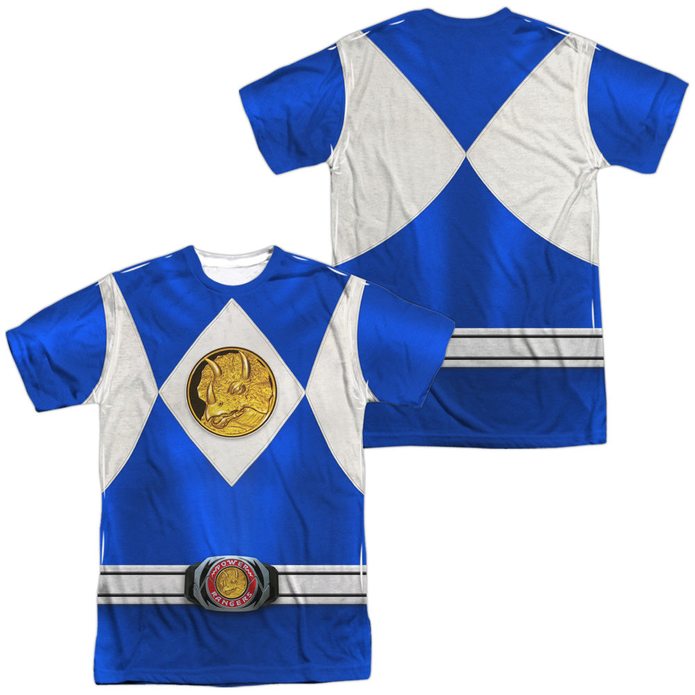 Power Rangers Blue Ranger Emblem Sublimation T-Shirt – Rocker Merch