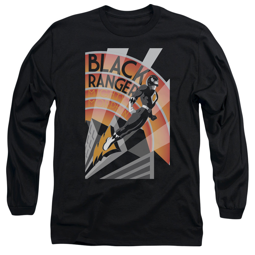 Power Rangers Black Ranger Deco Long Sleeve T-Shirt – Rocker Merch