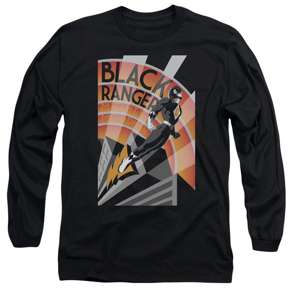 Power Rangers Black Ranger Deco Long Sleeve T-Shirt