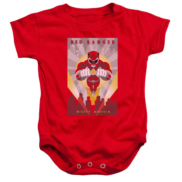 Power Rangers Red Deco Infant Snapsuit