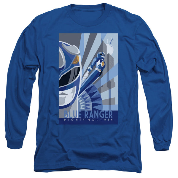 Power Rangers Blue Ranger Deco Long Sleeve T-Shirt