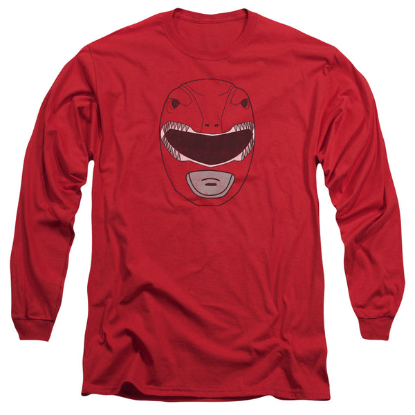 Power Rangers Red Ranger Mask Long Sleeve T-Shirt
