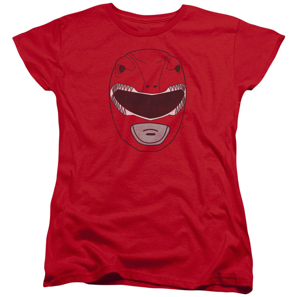 Power Rangers Red Ranger Mask Women's T-Shirt