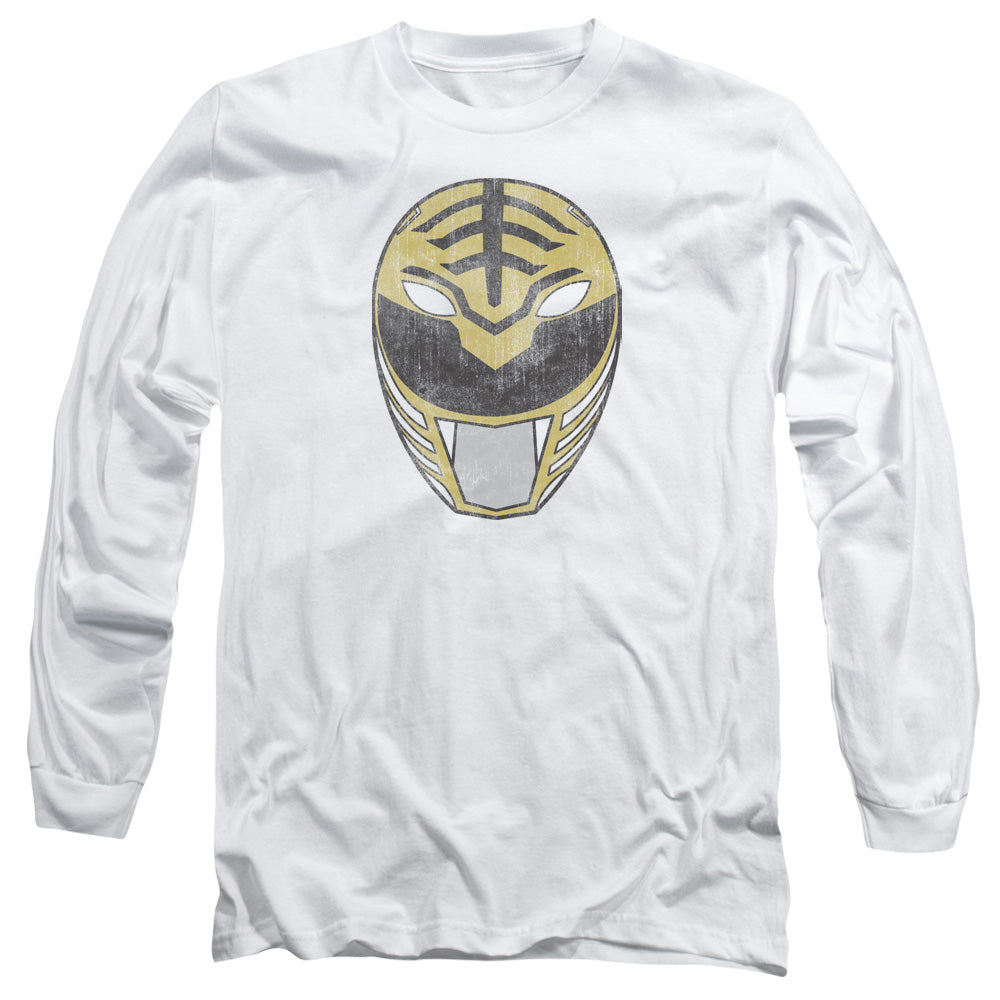 Power Rangers White Ranger Mask Long Sleeve T-Shirt – Rocker Merch