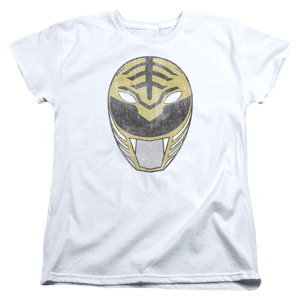 Power Rangers White Ranger Mask Women's T-Shirt