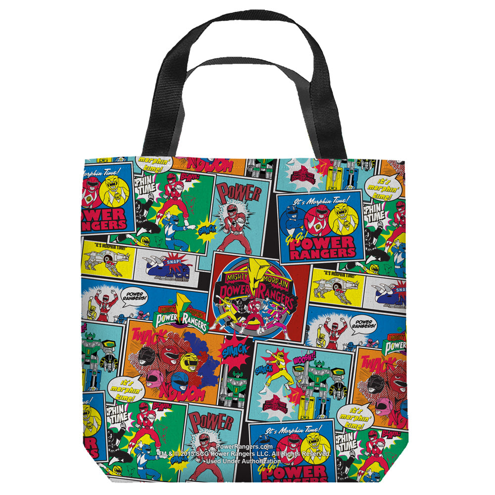 Power Rangers Pattern Tote Bag – Rocker Merch