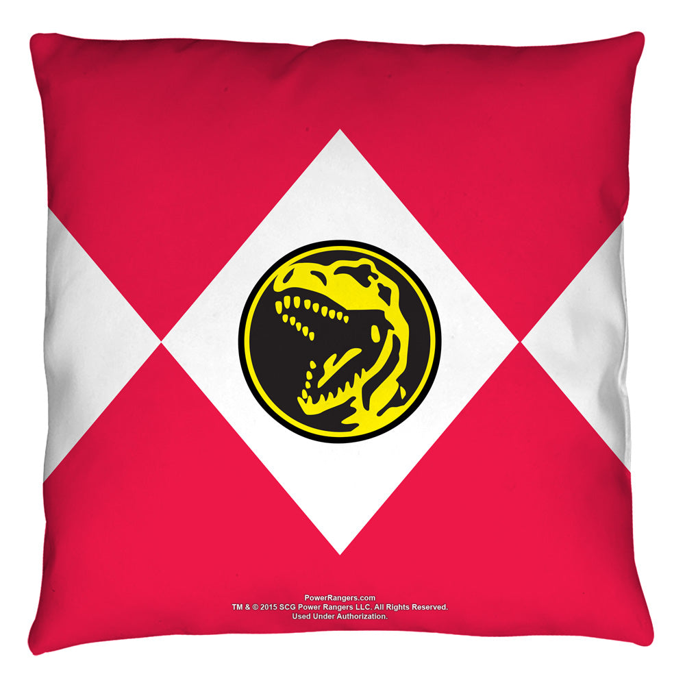 Power Rangers Red Ranger Throw Pillow – Rocker Merch