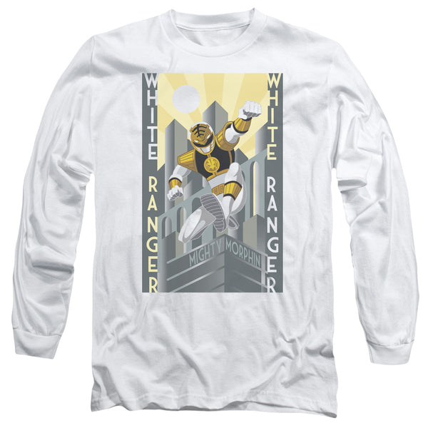 Power Rangers White Ranger Deco Long Sleeve T-Shirt