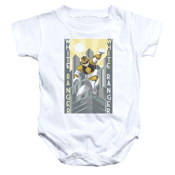 Power Rangers White Ranger Deco Infant Snapsuit