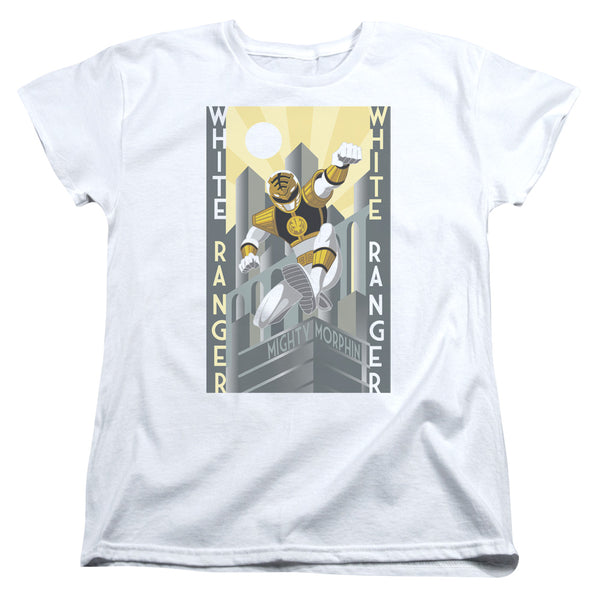 Power Rangers White Ranger Deco Women's T-Shirt