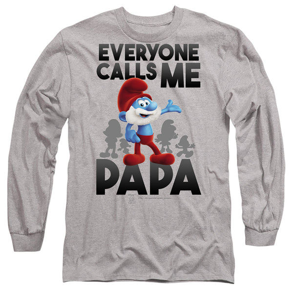 The Smurfs Call Me Papa Smurf Long Sleeve T-Shirt