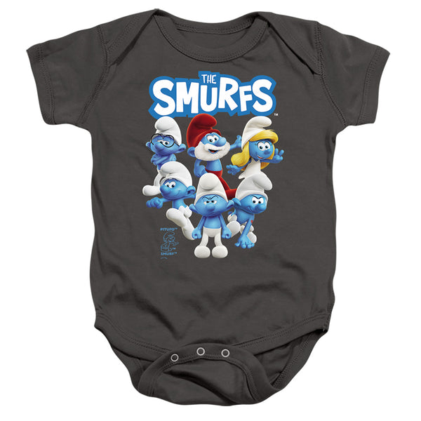 The Smurfs Group Shot Infant Snapsuit