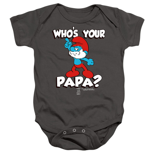 The Smurfs Who's Your Papa Infant Snapsuit