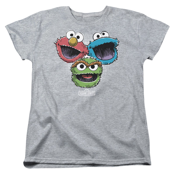 Sesame Street Halftone Heads Women's T-Shirt