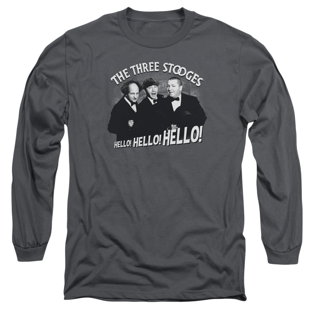 The Three Stooges Hello Again Long Sleeve T-Shirt – Rocker Merch