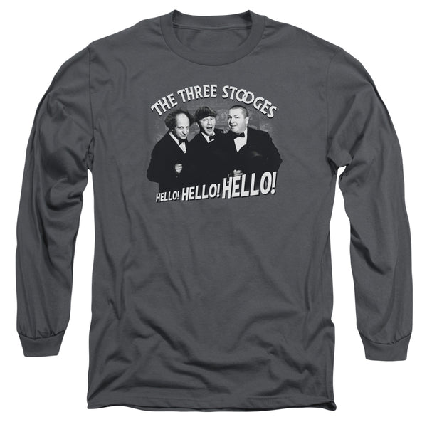 The Three Stooges Hello Again Long Sleeve T-Shirt