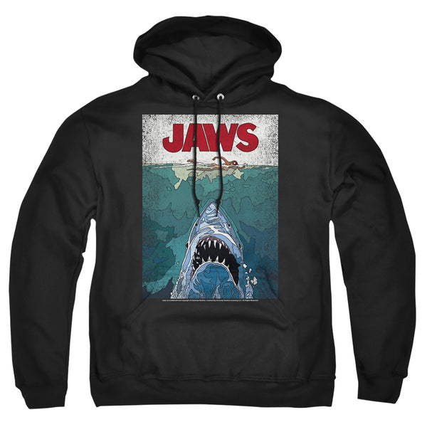 Jaws Lined Poster Hoodie