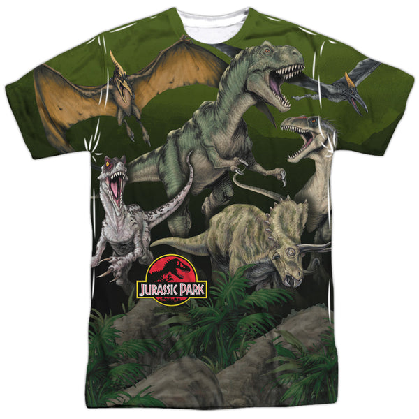Jurassic Park Pack of Dinos Sublimation T-Shirt