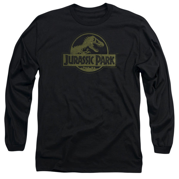 Jurassic Park Distressed Logo Long Sleeve T-Shirt
