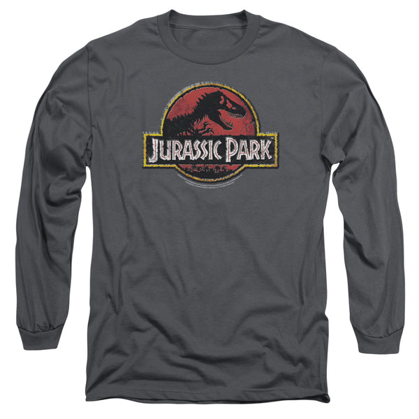 Jurassic Park Stone Logo Long Sleeve T-Shirt