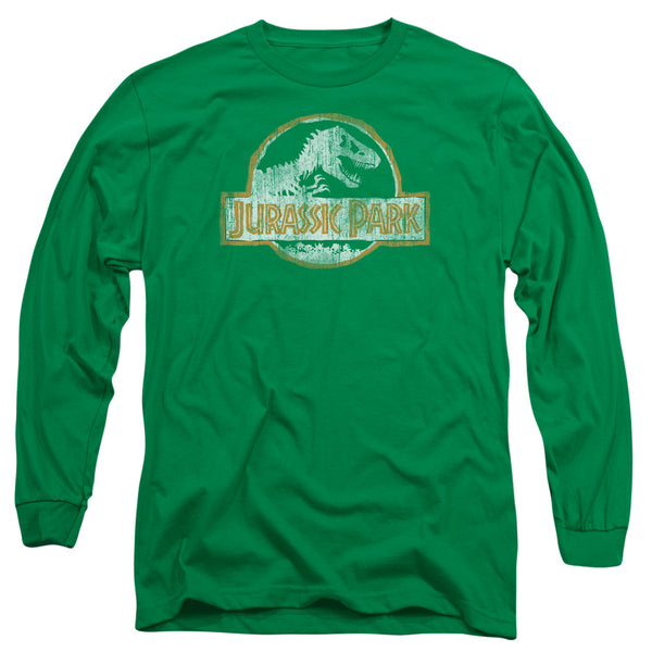 Jurassic Park JP Orange Long Sleeve T-Shirt
