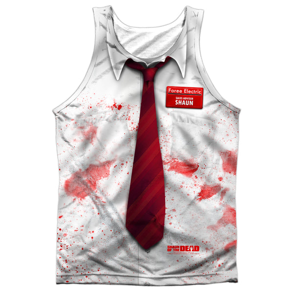 Shaun of the Dead Bloody Shirt Sublimation Tank Top