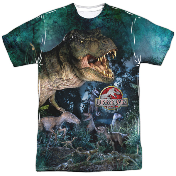 Jurassic Park Dinos Gather Sublimation T-Shirt