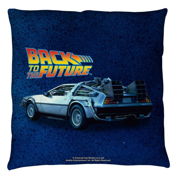 Back to the Future DeLorean Throw Pillow