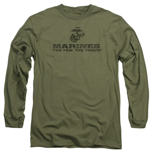 U.S. Marines Distressed Logo Long Sleeve T-Shirt