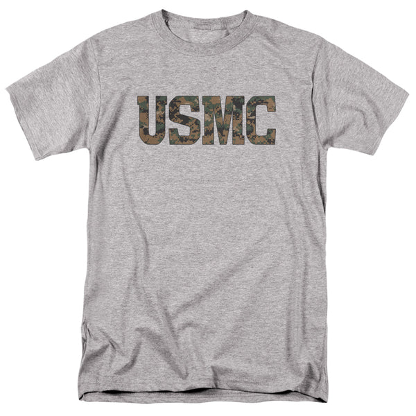 U.S. Marines Camo Fill Gray T-Shirt