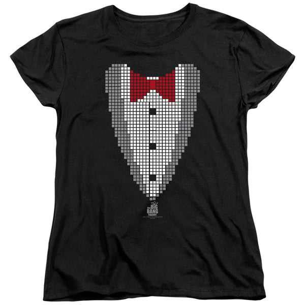 The Big Bang Theory Pixelated Tux Women's T-Shirt