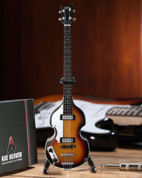 Axe Heaven Paul McCartney Beatles Hofner Violin Miniature Bass Guitar