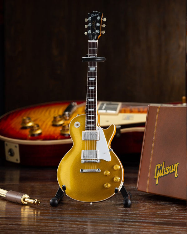 Axe Heaven Gibson 1957 Les Paul Standard Gold Top Miniature Guitar