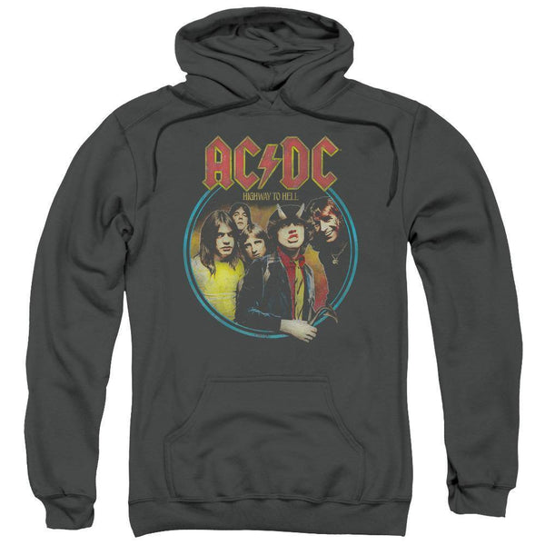AC/DC Distressed Highway To Hell Hoodie - Rocker Merch