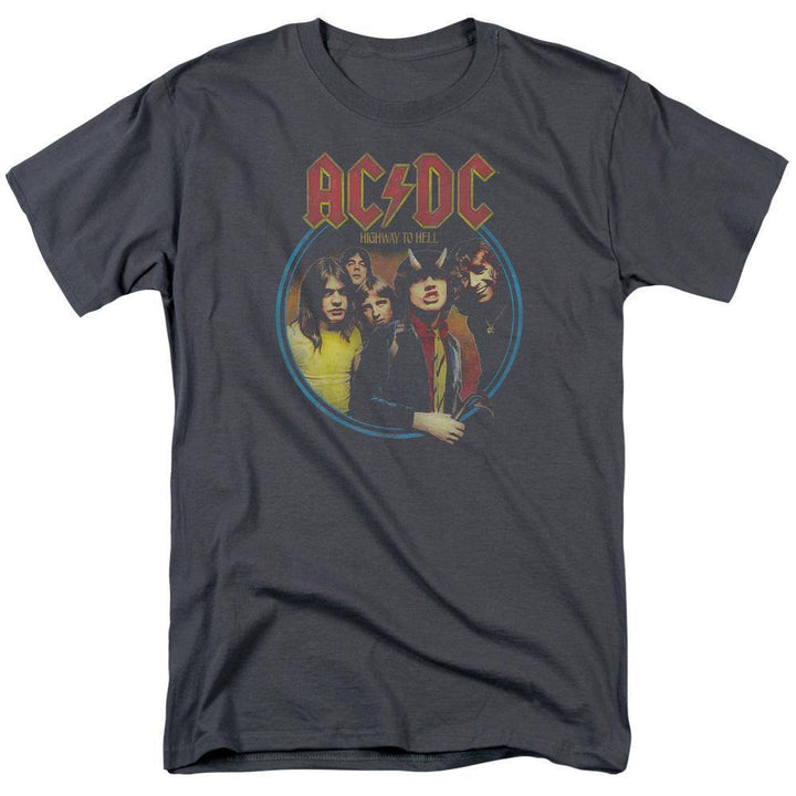 AC/DC Distressed Highway To Hell T-Shirt - Rocker Merch