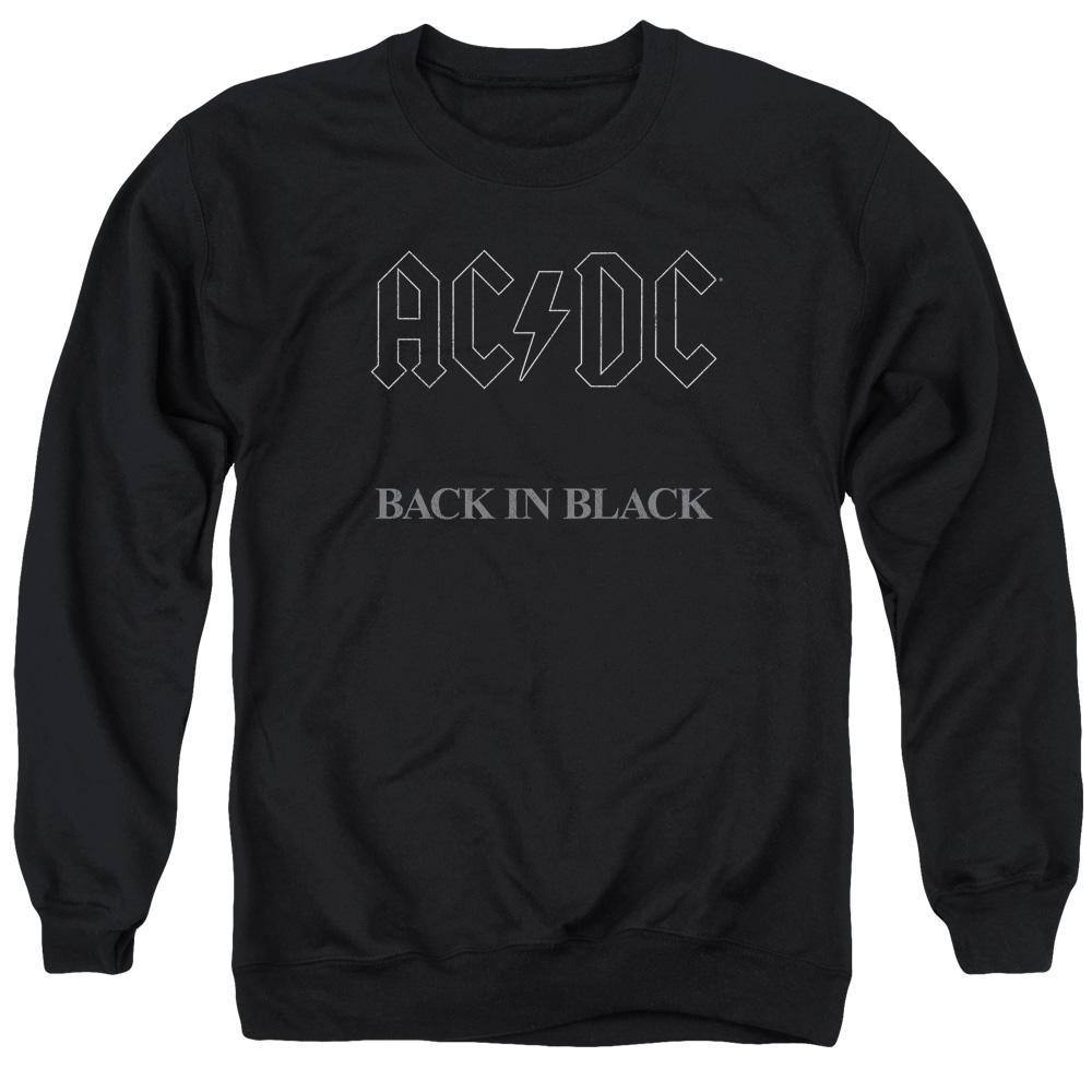 AC/DC Back in Black Sweatshirt – Rocker Merch