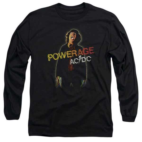 AC/DC Powerage Album Cover Long Sleeve T-Shirt - Rocker Merch