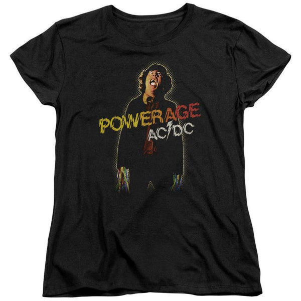 AC/DC Powerage Album Cover Women's T-Shirt - Rocker Merch