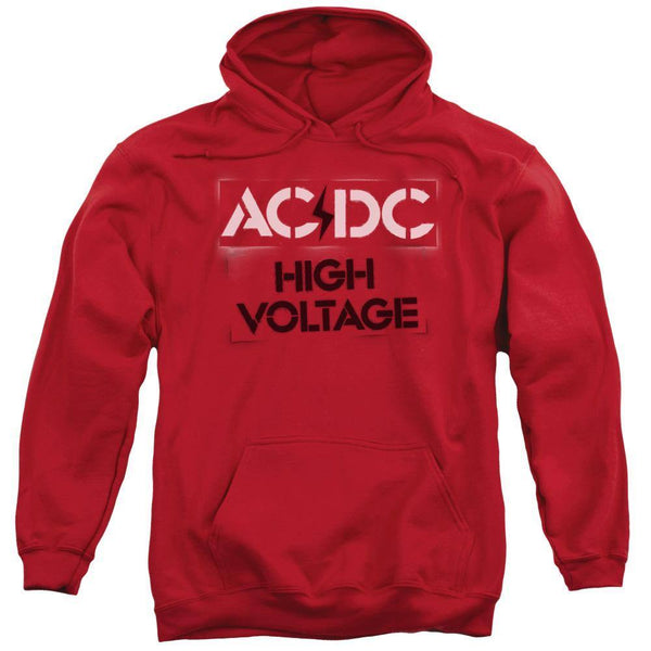 AC/DC High Voltage Stencil Logo Hoodie - Rocker Merch